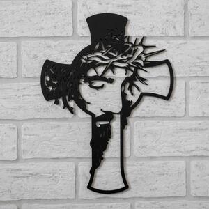 DUBLEZ | Dřevěný kříž na zeď s Ježíšem