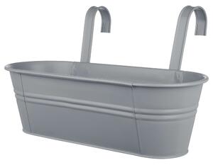 ZINC Truhlík k zavěšení 50 cm - šedá