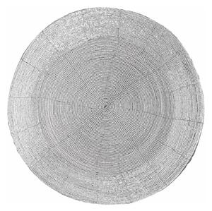 SHINE ON Prostírání s perlami 35 cm - stříbrná