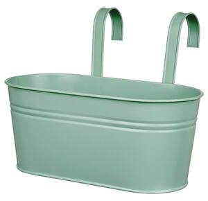 ZINC Truhlík k zavěšení 33 cm - sv. zelená