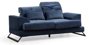 Designová sedačka Heimana 185 cm tmavě modrá