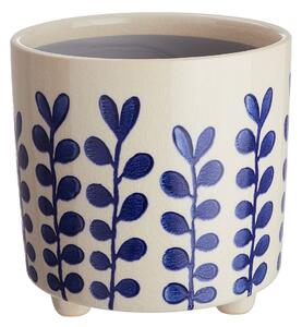 NEW DELFT Květináč lístky 13,5 cm