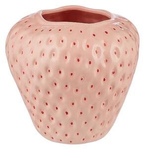 STRAWBERRY Váza 16 cm - růžová