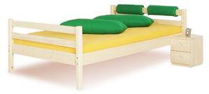 Dětská postel - jednolůžko DOMINO bez zábrany D901, masiv smrk