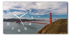 Skleněné hodiny na stěnu Most San Francisco pl_zsp_60x30_f_141127351