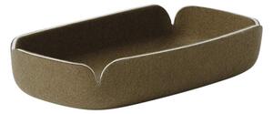 Muuto Koš Restore Tray 28x15, brown green