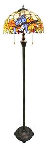 Brilagi - Tiffany vitrážová stojací lampa JUNGLE 2xE27/60W/230V