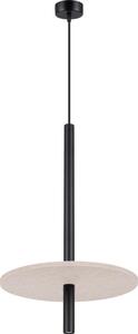 Sollux SL.1879 - Lustr na lanku FELTRO 1xG9/8W/230V černá/krémová