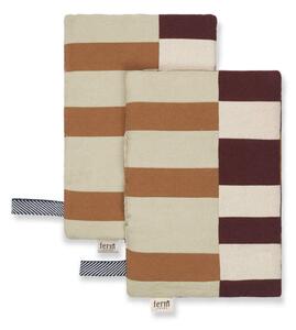 Ferm Living Kuchyňské chňapky Section Pot Holder 2ks, patchwork