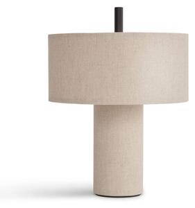 New Works Přenosná stolní lampa Margin, beige canvas 21360