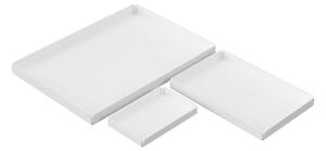 Nichba Tácy Tray 3-pack, white