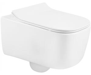 Mexen STELLA, závěsné wc + sedátko, 51 x 35 cm, bílá, 3368XX00+39080100