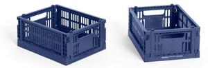 HAY Úložný box Colour Crate Mini set 2ks, dark blue