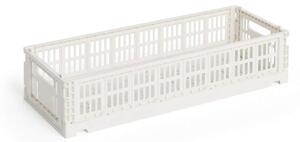 HAY Úložný box Colour Crate Mini Oblong, off-white