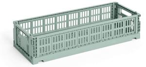 HAY Úložný box Colour Crate Mini Oblong, sage green