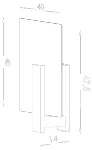 Sollux SL.1097 - Stropní svítidlo LAPPO 2xE27/15W/230V wenge