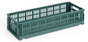 HAY Úložný box Colour Crate Mini Oblong, dark green