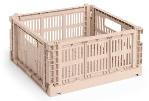HAY Úložný box Colour Crate Medium Square, powder