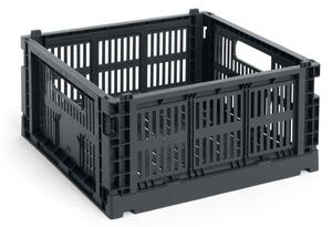 HAY Úložný box Colour Crate Medium Square, charcoal