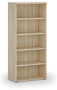 Kancelářský regál PRIMO WOOD, 1781 x 800 x 420 mm, dub přírodní