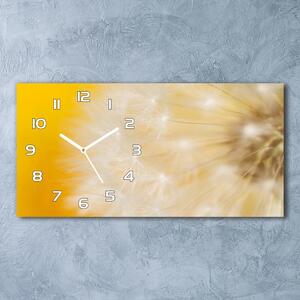 Moderní skleněné hodiny na stěnu Pampeliška pl_zsp_60x30_f_23051782
