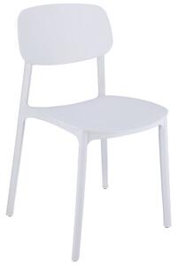 Plastová židle LARA bílá
