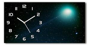 Moderní skleněné hodiny na stěnu Vesmír pl_zsp_60x30_f_27580570
