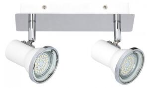 Rabalux 5498 LED přisazené koupelnové bodové svítidlo Steve 2x4,5W | GU10 | 860lm | 4000K | IP44 - bílá