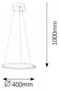 Rabalux LED závěsné stropní svítidlo Donatella 21W | 1417lm | 4000K - bílá