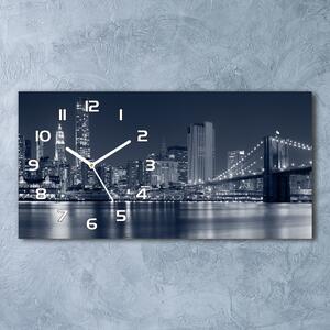 Skleněné hodiny na stěnu Manhattan New York pl_zsp_60x30_f_37762397