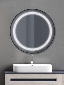 Starlight Ronde Black průměr 80 cm zrcadlo na chodbu do předsíně nástěnné do koupelny 411-873