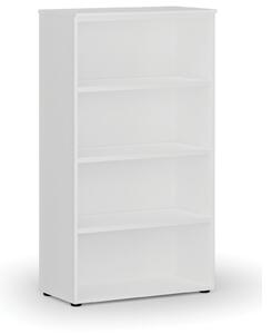 Kancelářský regál PRIMO WHITE, 1434 x 800 x 420 mm, bílá