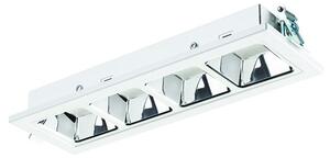 Sylvania 2021692 LED zápustné svítidlo Optix Recessed 4 Cells 1x9W | 1010lm | 4000K - ocel, bílá