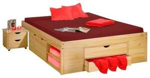 Manželská postel s úložným prostorem IA8803, IA8804 160x200, 180x200, masiv borovice