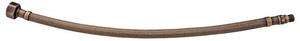 Sapho, Flexibilní nerezová hadice 3/8'xM10, 35 cm, bronz, 33414