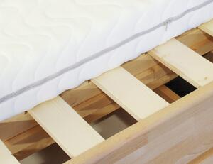 Rozkládací postel s úložným prostorem DUO LUX levá, 90x200, buk