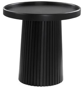 Jotex Černý dřevěný odkládací stolek ZELARINO 60 cm