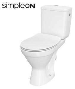 Cersanit Carsania II CleanOn WC kombi + pomalu padající sedátko, zadní odpad, 3/6l, K11-2340