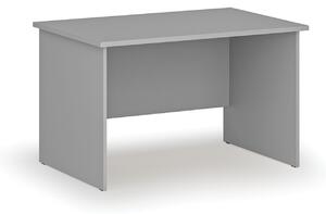 Kancelářský psací stůl PRIMO GRAY, 120x80 cm, šedá