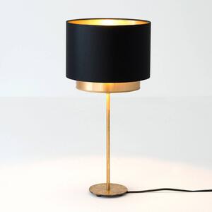 Stolní lampa Mattia, černý/zlatý chintz