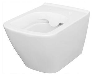 Cersanit City Square CleanOn, závěsná wc mísa bez sedátka, bílá, K35-041
