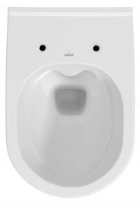Cersanit City CleanOn, závěsná mísa + antibakteriální toaletní sedátko z duroplastu, bílá, K701-143
