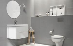 Cersanit City CleanOn, závěsná mísa + antibakteriální toaletní sedátko z duroplastu, bílá, K701-143