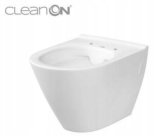 Cersanit City Oval CleaOn, závěsná wc mísa bez sedátka, bílá, K35-025