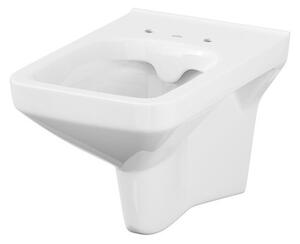 Cersanit Como Clean On, závěsná wc mísa + antibakteriální sedátko z duroplastu, bílá, K701-102