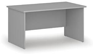 Kancelářský psací stůl PRIMO GRAY, 140x80 cm, šedá