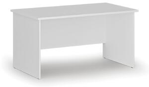 Kancelářský psací stůl rovný PRIMO WHITE, 1400 x 800 mm, bílá