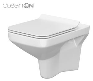 Cersanit Como Clean On, závěsná wc mísa bez sedátka, bílá, K32-020