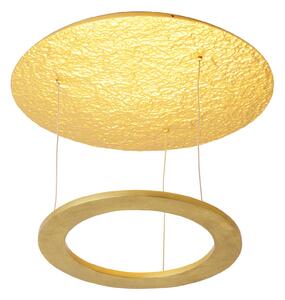 LED stropní světlo Venere, zlatá