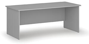 Kancelářský psací stůl rovný PRIMO GRAY, 1800 x 800 mm, šedá